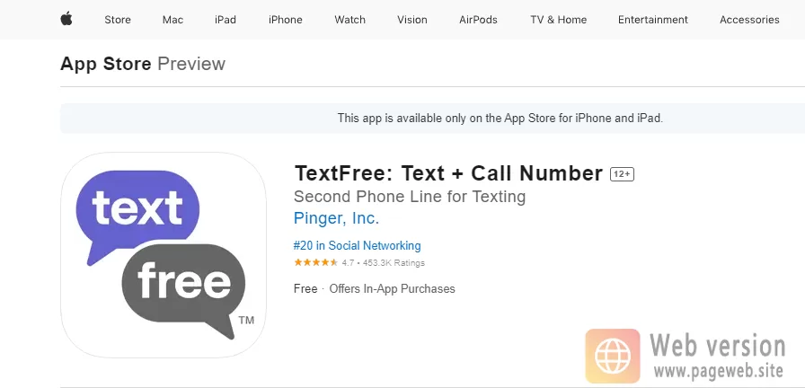 textfree Web Login (Official textfree Website)